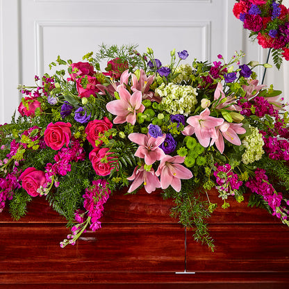 Radiant Tribute Casket Spray –  Daisy Day Florist, Avondale Estates GA