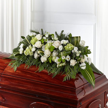 Hopeful Gesture Casket Spray –  Daisy Day Florist, Avondale Estates GA