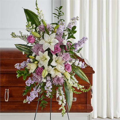 Grateful Hearts Standing Spray –  Daisy Day Florist, Avondale Estates GA