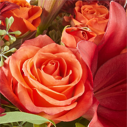 Crimson Leaves Bouquet –  Daisy Day Florist, Avondale Estates GA