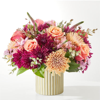 Berry Cobbler Bouquet with Ivory Vase –  Daisy Day Florist, Avondale Estates GA