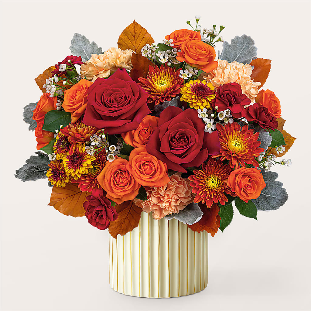 Merlot Bouquet with Ivory Vase –  Daisy Day Florist, Avondale Estates GA