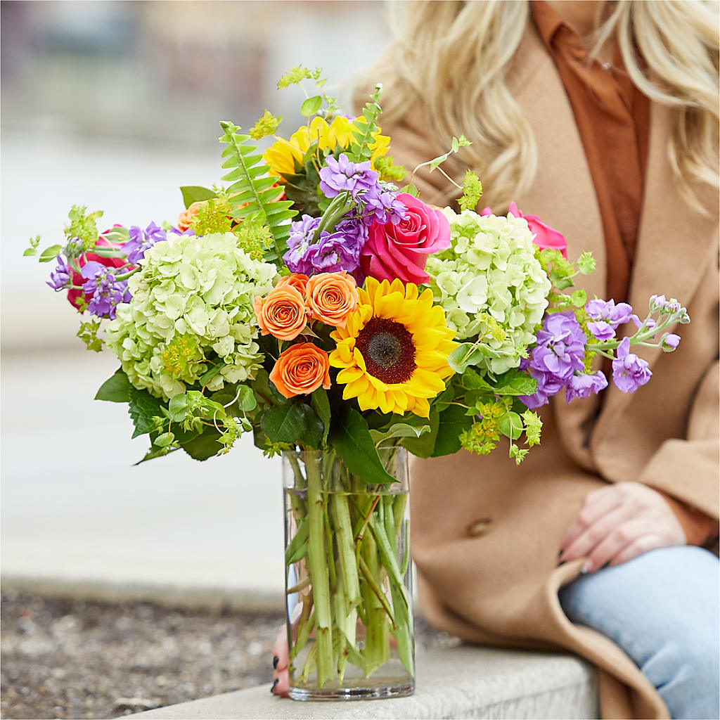 Vibrant Greetings Bouquet –  Daisy Day Florist, Avondale Estates GA