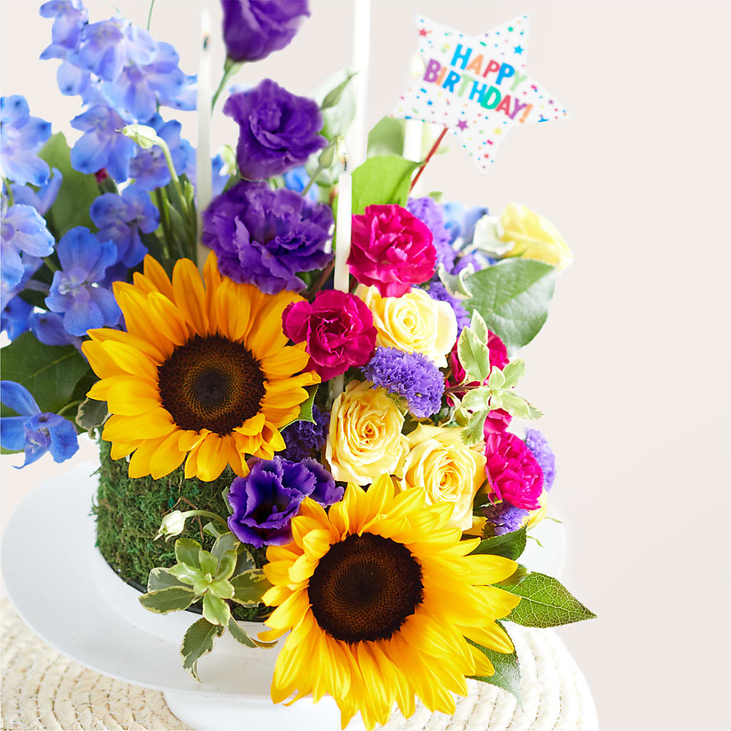 Star of the Day Floral Cake –  Daisy Day Florist, Avondale Estates GA