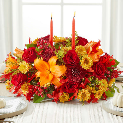 Autumn's Embrace Centerpiece –  Daisy Day Florist, Avondale Estates GA