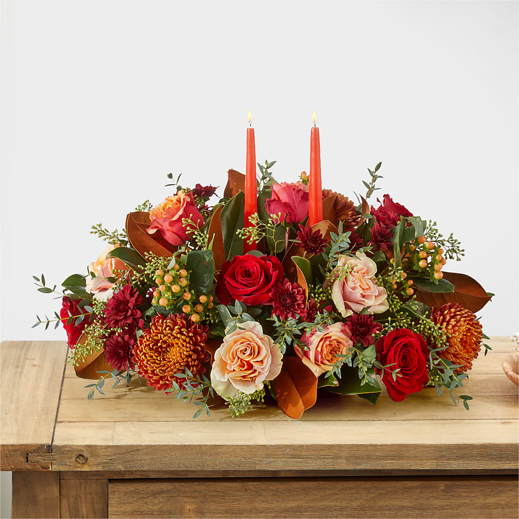 Gather Near Centerpiece –  Daisy Day Florist, Avondale Estates GA