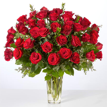 Forever Yours Fifty Stem Red Rose Bouquet –  Daisy Day Florist, Avondale Estates GA