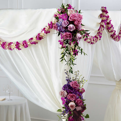 Color & Light Chuppah Decor –  Daisy Day Florist, Avondale Estates GA